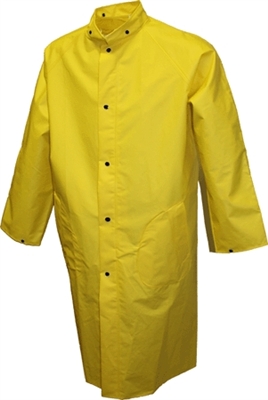 Tingley C56207 FR Yellow DuraScrim Double Coated PVC On Polyester Coat