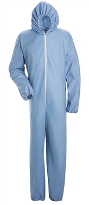 Bulwark KDE4 Sky Blue Chemical Splash Disposable Flame-Resistant Coverall