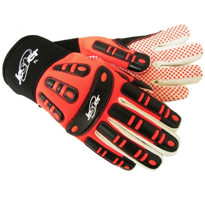 Jester MX230 MX-Series Impact Glove Orange Dots