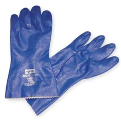 North Safety NK803 Nitri-Knit Supported Nitrile Gloves